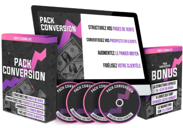 pack dédié à la conversion pack conversion tunnel de vente Smart Learning APC